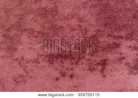 The Structure Of Purple Velor Fabric. Modern Upholstered Velvet Furniture. Creative Vintage Backgrou