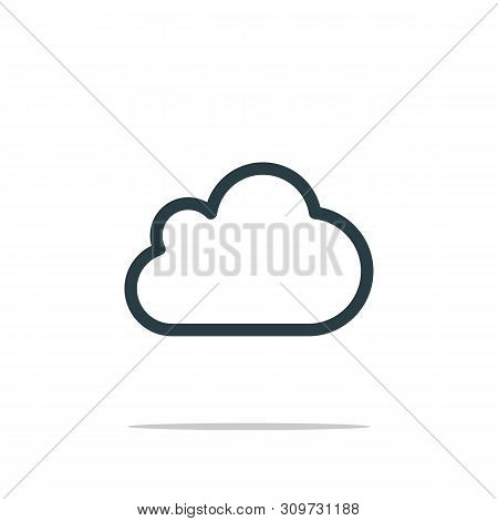 Cloud Icon Logo Template Illustration Design. Vector Eps 10.