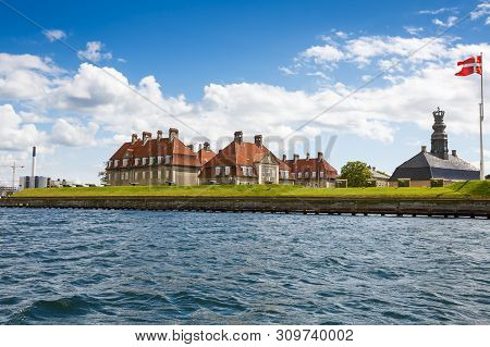 Copenhagen, Denmark-august 19, 2017 - Military Open Air Museum, Holmen Naval Base On Nyholm Island.