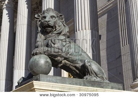 Løve af Congreso De Los Diputados