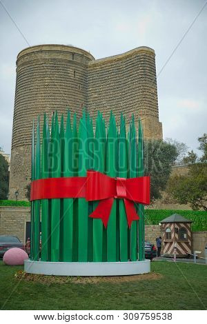 Maiden Tower Was Built In The 12th Century As Part Of The Walled City. Maiden Tower Baku . The Maide