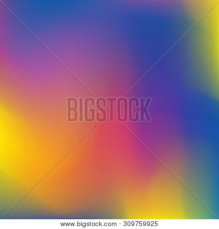 Abstract Gradient Backdround. Rainbow Effect. Trendy Color Flow