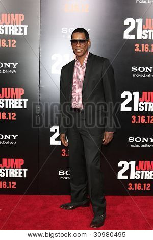 LOS ANGELES, CA - MAR 13: Orlando Jones at the premiere of Columbia Pictures '21 Jump Street' held at Grauman's Chinese Theater on March 13, 2012 in Los Angeles, California