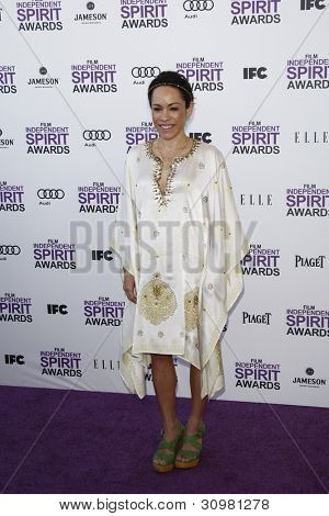 SANTA MONICA, CA - 25 Şubat: Kaui harita Hemmings 2012 adlı Film Independent Spirit Şubatta Ödülleri