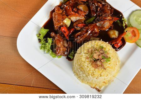 Nasi Lemak, Asian Traditional Rice Meal