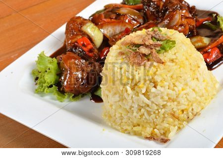 Nasi Lemak, Asian Traditional Rice Meal