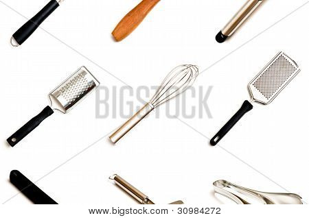 Set di utensili da cucina vari