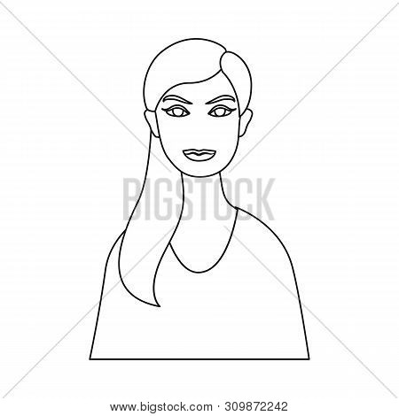 Vector Illustration Of Character And Avatar Icon. Set Of Character And Person Vector Icon For Stock.