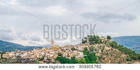 Small Mountain Village Polop De La Marina, Spain