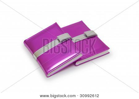 Photo Albums Over White