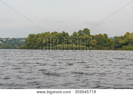 Sunset In The Dnieper River