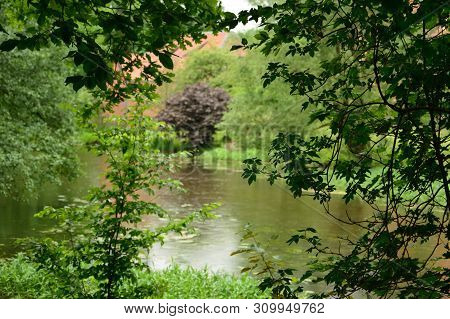 Beautiful View Of Historical Small Town In Germany Wienhausen