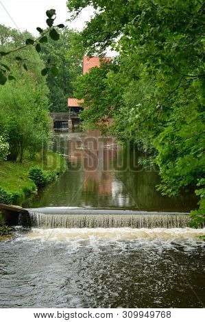 Beautiful View Of Historical Small Town In Germany Wienhausen