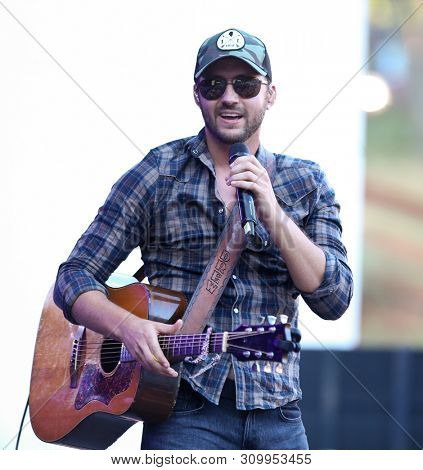 FARMINGVILLE, NY - JUL 3: Drew Baldridge performs in concert at The Fest at Long Island Community Hospital at Bald Hill on July 3, 2019 in Farmingville, New York.