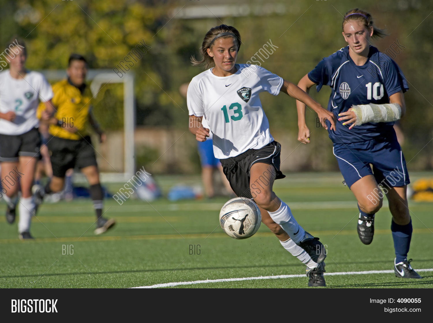 Girls Varsity Soccer Image & Photo (Free Trial) Bigstock