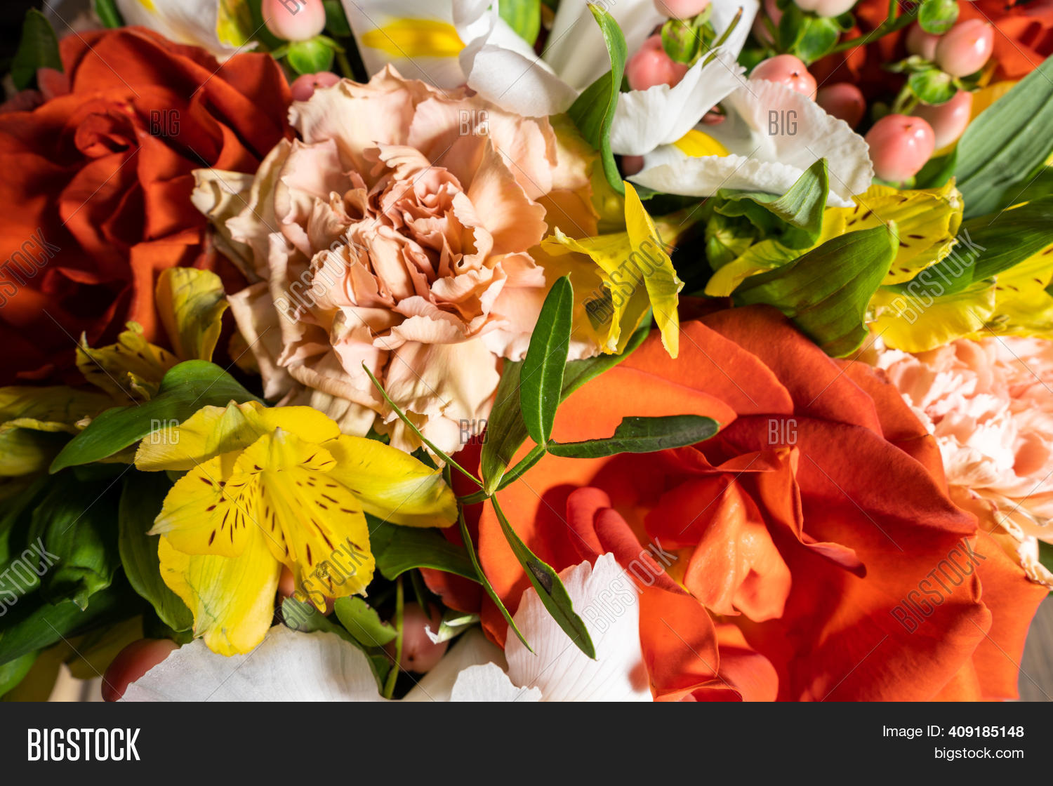 Basket Fresh Flowers Image & Photo (Free Trial) Bigstock