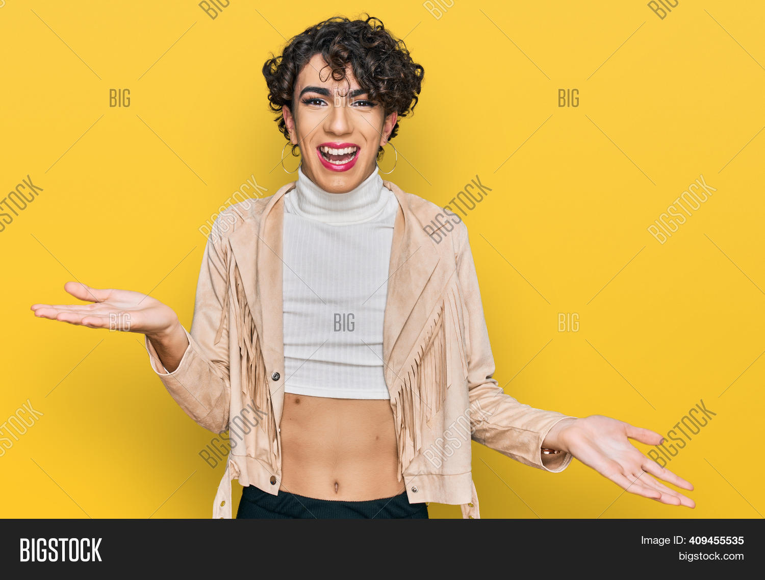 man wearing ladies clothes