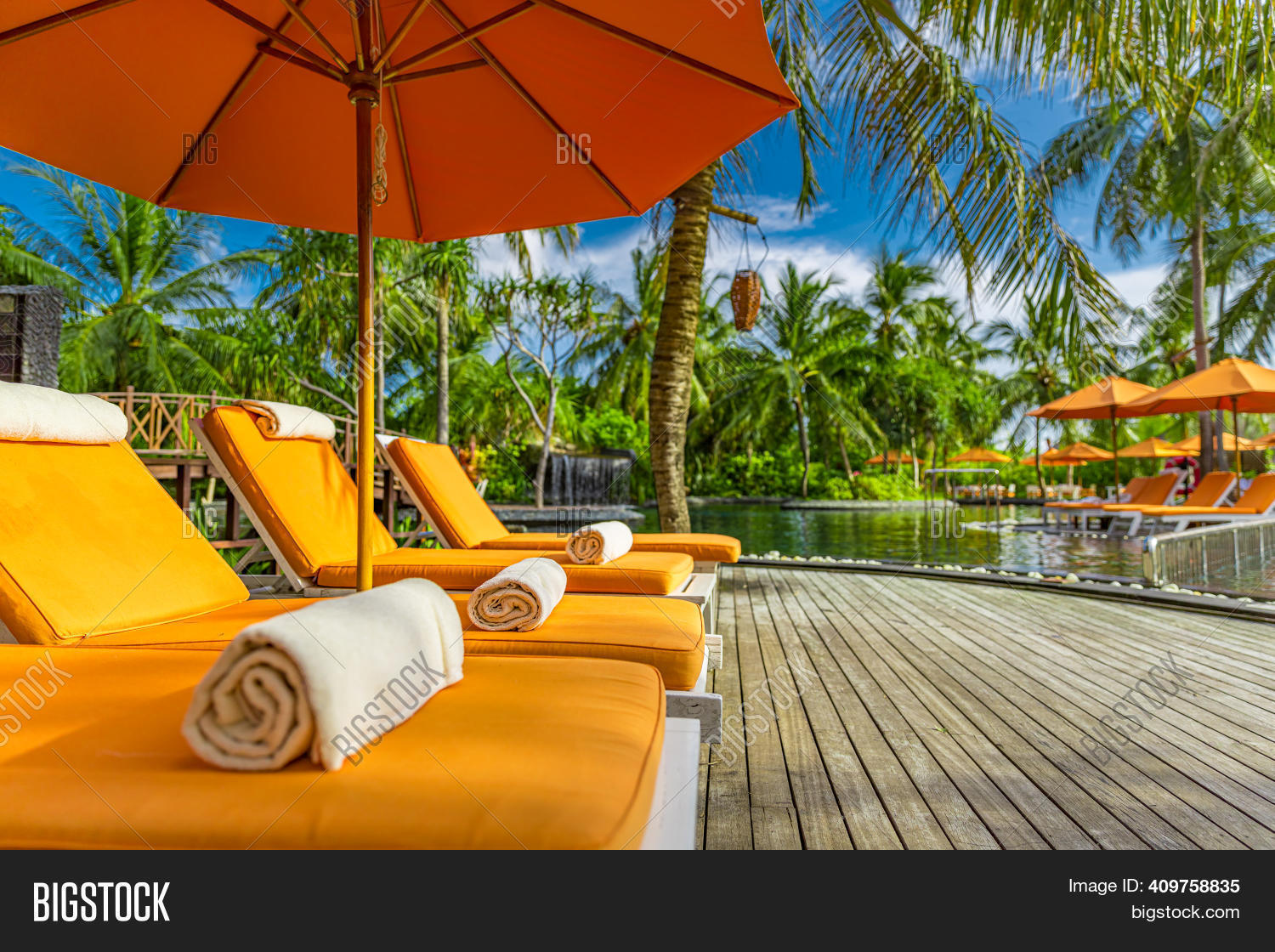 Lounger Umbrellas Image & Photo (Free Trial) Bigstock