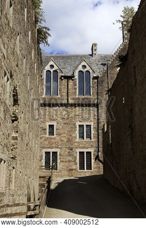Bodmin (england), Uk - August 20, 2015: Bodmin Jail Naval Prison Outside View, Cornwall, England, Un