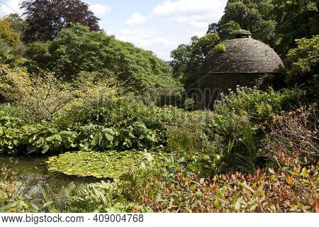 Saltash (england), Uk - August 21, 2015: Cotehele Park, Near Saltash,  Cornwall, England, United Kin