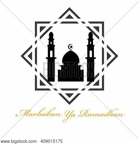 Vector Illustration Of Marhaban Ya Ramadhan