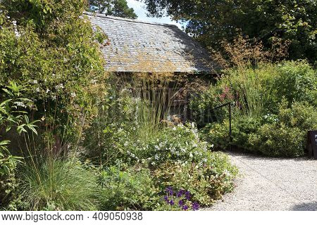 Saltash (england), Uk - August 21, 2015: Cotehele Park, Near Saltash,  Cornwall, England, United Kin