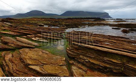 View Of Warbeth Bay Looking Toward Hoy, Orkney