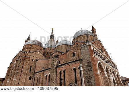 Medieval Basilica Of Sant'antonio Di Padova (saint Anthony Of Padua) In Romanesque And Gothic Style 