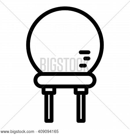 Circuit Resistor Icon. Outline Circuit Resistor Vector Icon For Web Design Isolated On White Backgro