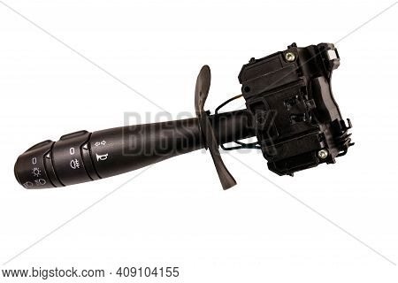 Car Lighting Control Understeering Isolated On White Background