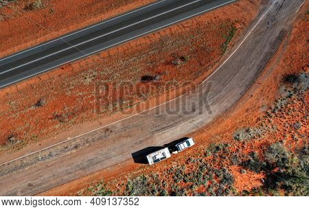 Road To Tennant Creek In Northern Territory