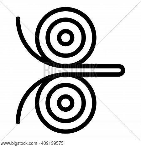 Pulp And Paper Process Icon. Outline Pulp And Paper Process Vector Icon For Web Design Isolated On W