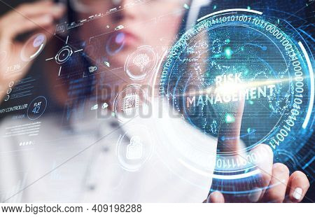 Risk Management And Assessment For Business Investment Concept. Business, Technology, Internet And N