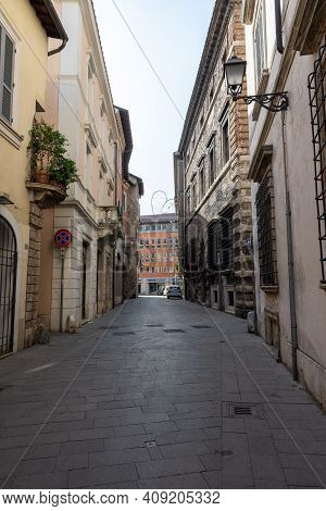 Via Garibaldi Historic Alley Of The Cities Of Terni