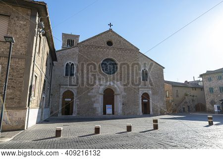 San Francesco Church In Square San Francesco Terni