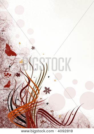 Ornement abstrait fond