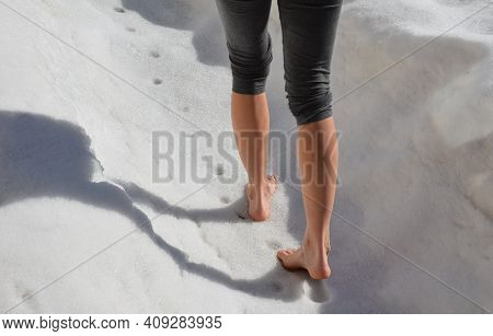 A Joke Where A Friend Throws A Girl Out Of The House And Lets Her Stand In The Snow Without Shoes An