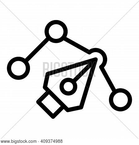 Redesign Graphic Icon. Outline Redesign Graphic Vector Icon For Web Design Isolated On White Backgro