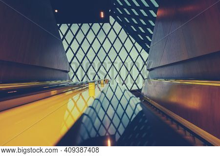 Abstract Architecture Background With Lines And Grids