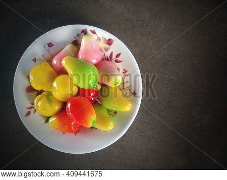 Thai Desserts Delicious Sweetness Thai Food Colorful