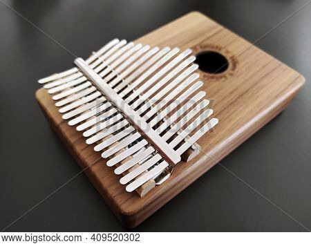 Close Up Kalimba Musical Instrument, African Musical Instrument Kalimba,