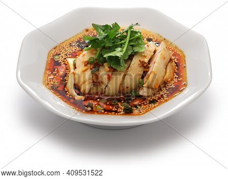 saliva chicken, mouth watering chicken, chinese sichuan cuisine