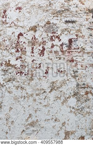 Painted Stone Walls In Andalusia Southern Spain