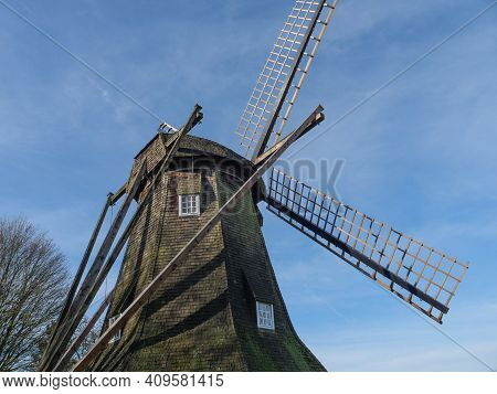 spring tiem in the germany muensterland near ahaus
