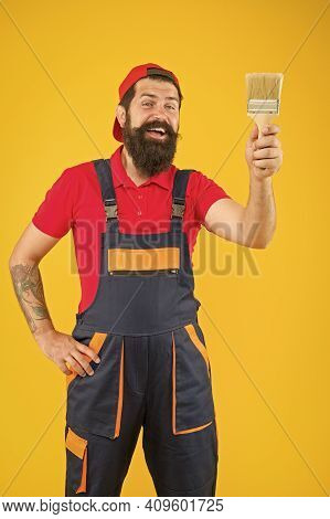 Clean Repair And Restore Old Worn Finishes. Furniture Makeover. Construction And Renovation. Bearded