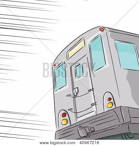 Treno della metropolitana veloce