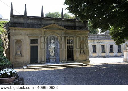 Lainate (mi), Italy - June 16, 2018: Villa Litta Borromeo Visconti Park, Lainate, Milan, Lombardy, I