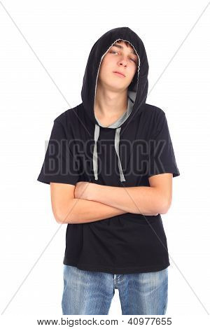Teenager In Hood