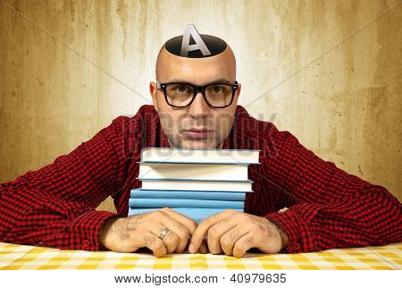 Student z książki