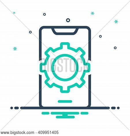 Mix Icon For Preference Config Phone Gearwheels Service Settings Communication Customize Application